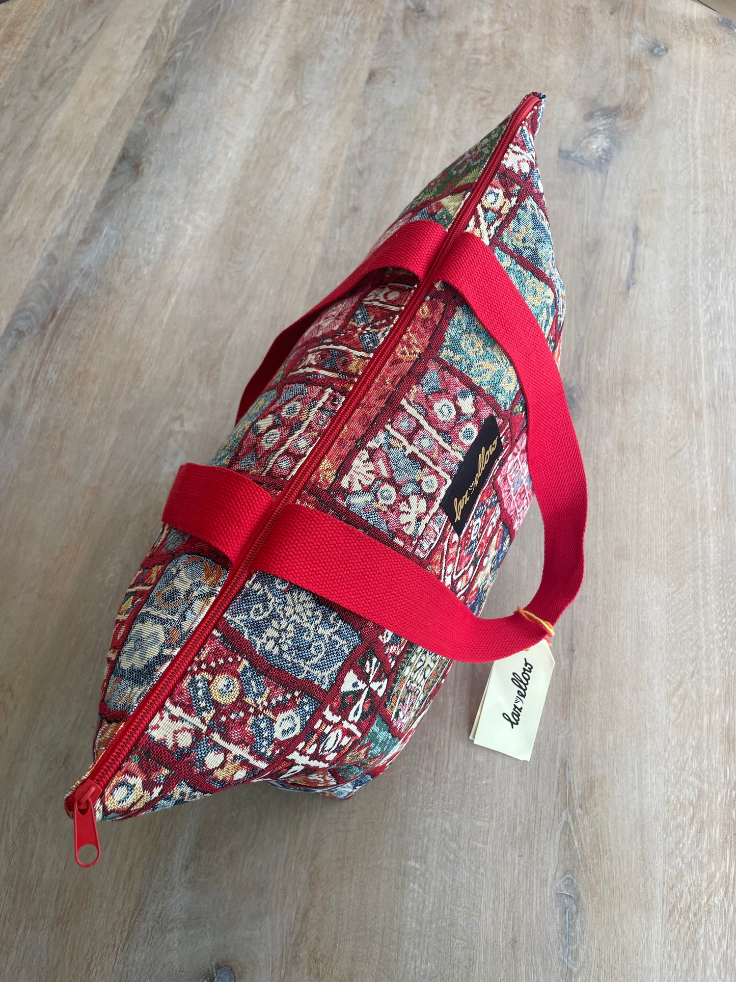 Tas gobelin rood met rits