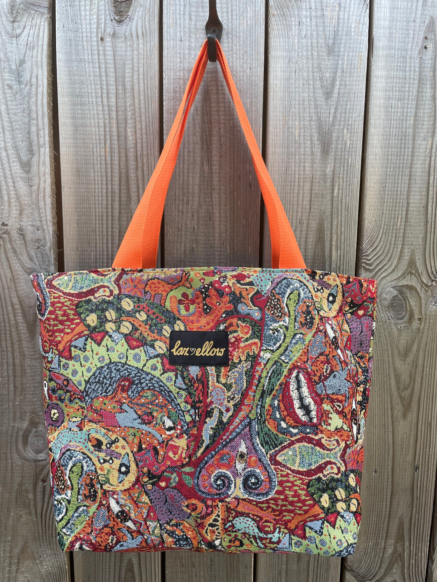 2-in-1 Tas inside-out gobelin kleurrijk