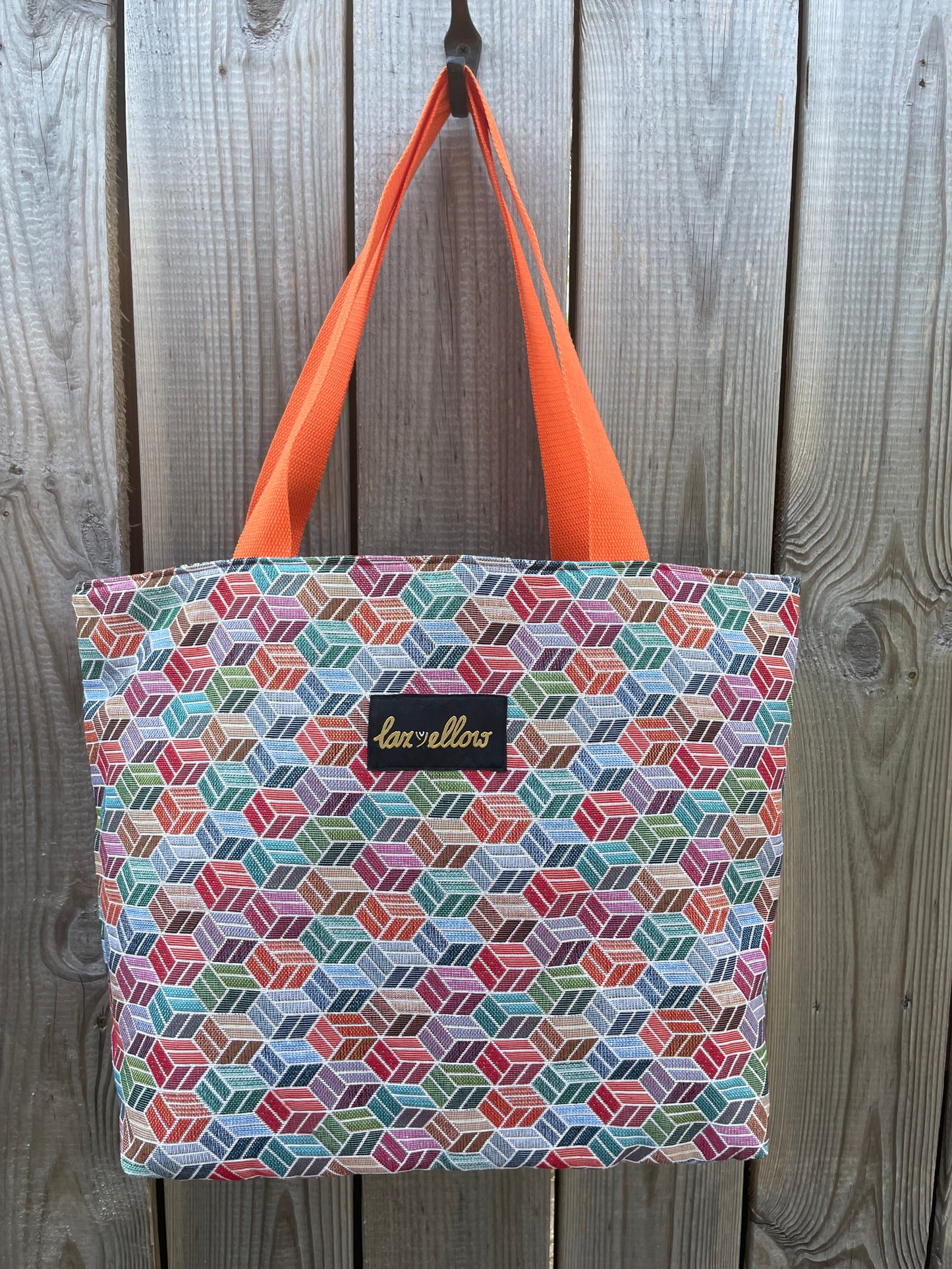 2-in-1 Tas inside-out gobelin kleurrijk