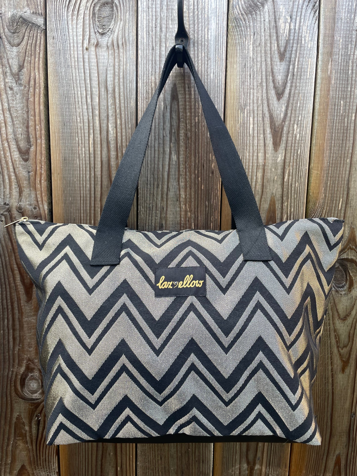 Tas Glamour zwart-goud