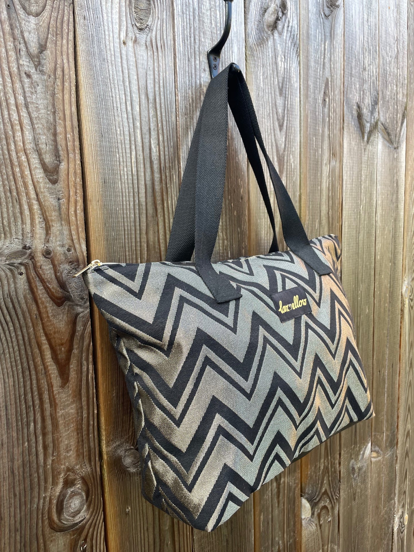 Tas Glamour zwart-goud