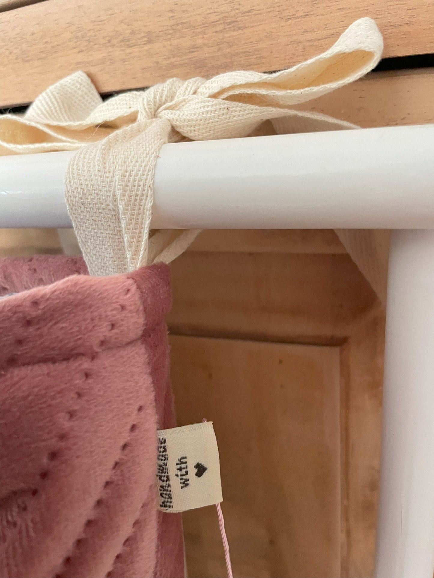 Box opbergzak oud roze