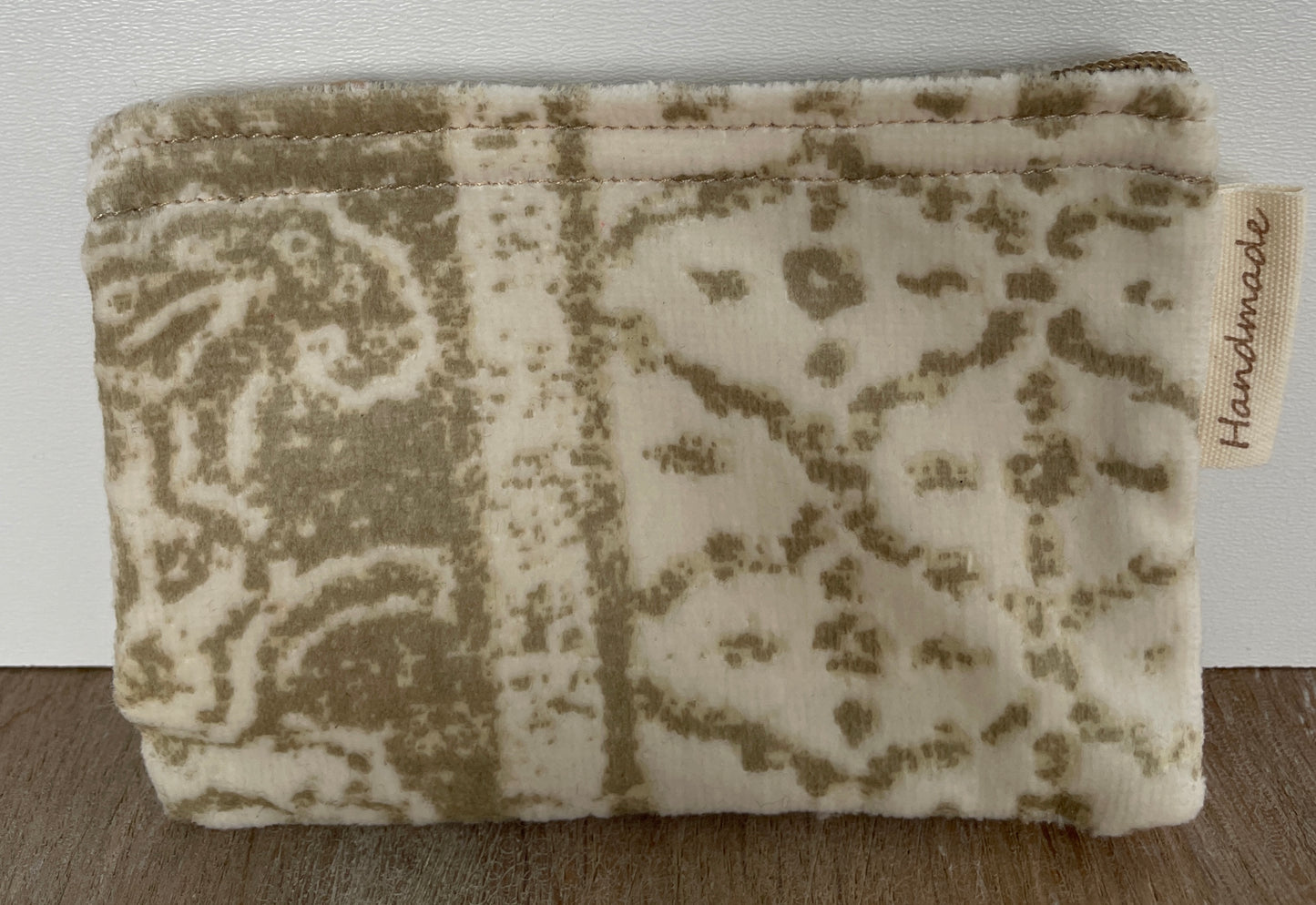 Handgemaakt beursje klein met rits. Verschillende varianten verkrijgbaar!