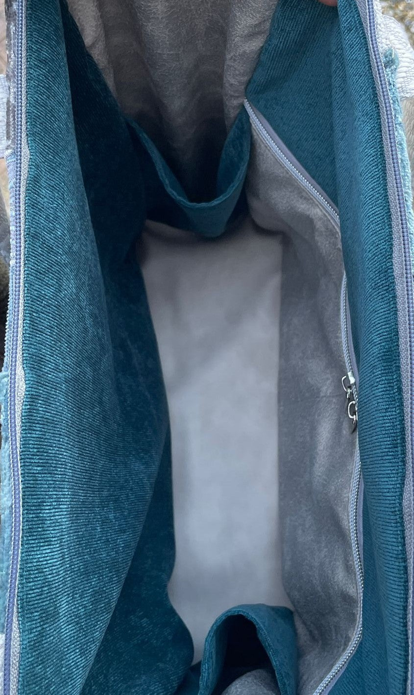 ! NIEUW Tas maxi: Patchwork 'ICE'