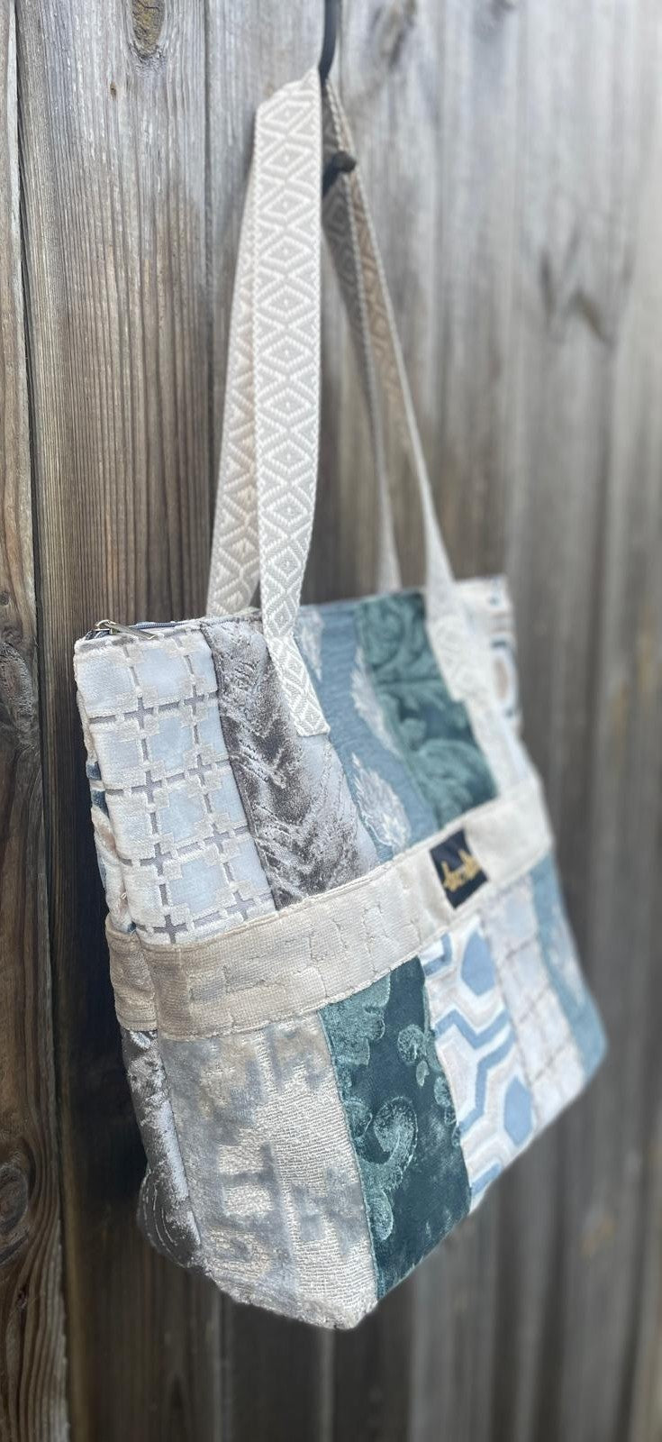 ! NIEUW Tas maxi: Patchwork 'ICE'
