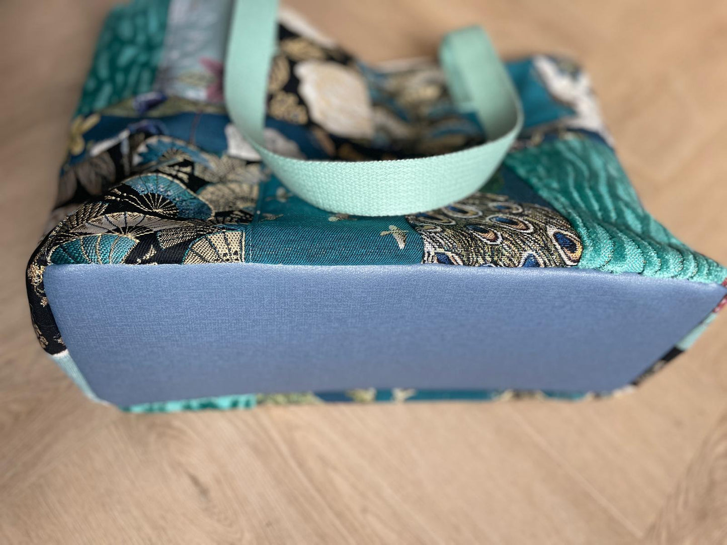 ! NIEUW Tas maxi: Patchwork 'AQUA'