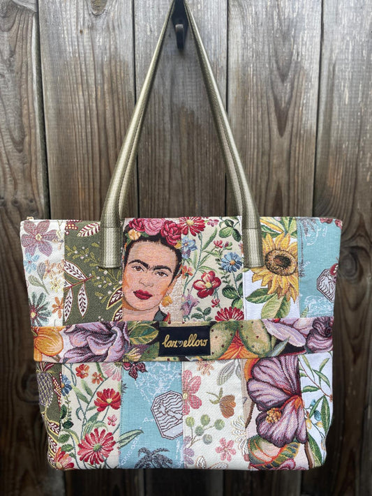 ! NIEUW Tas maxi: Patchwork 'FLOWER'